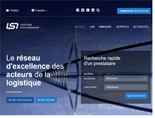 Tablet Screenshot of logistique-seine-normandie.com